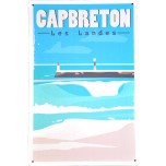 AF11- Lot de 5 Affiches vintage Capbreton- 20x30cm